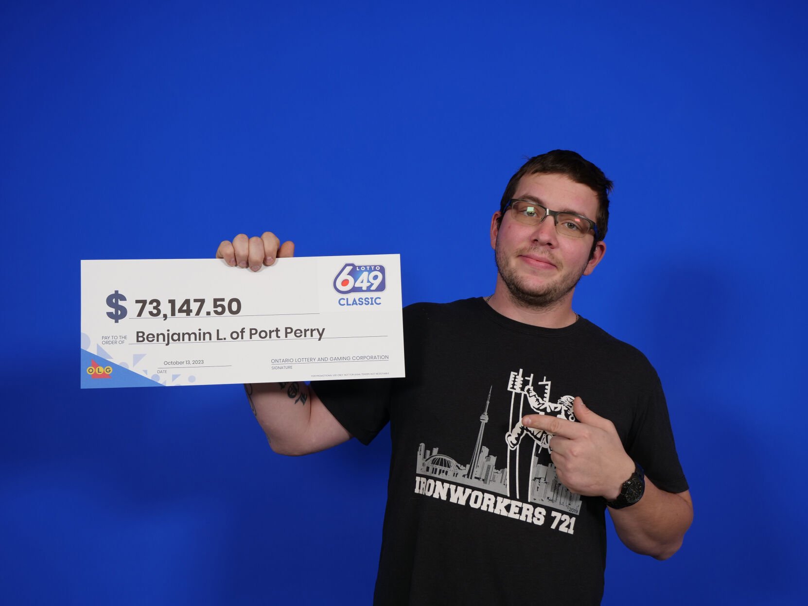 Port Perry man wins 73K