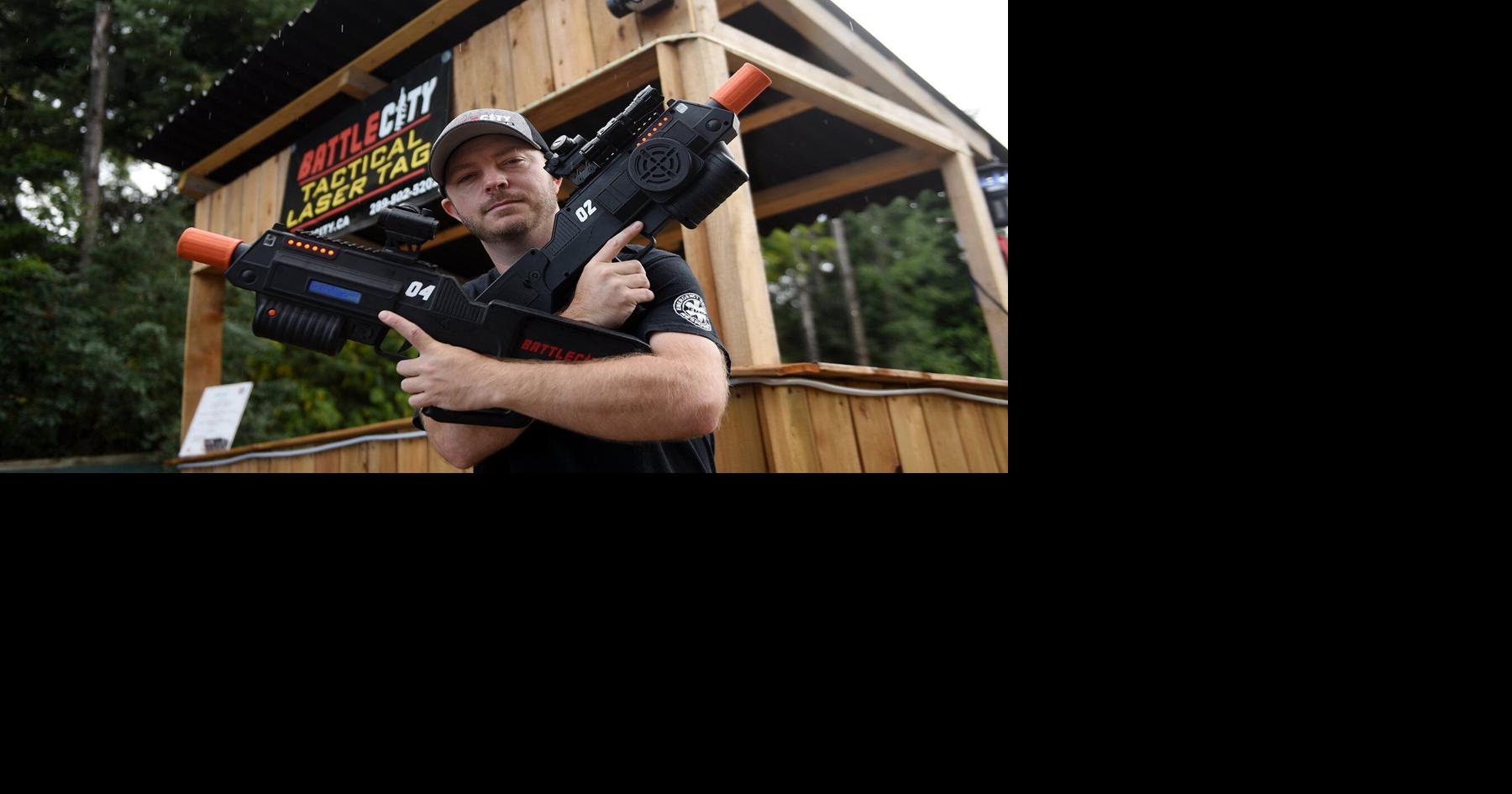 Oshawa’s newest laser tag venue is all outdoors