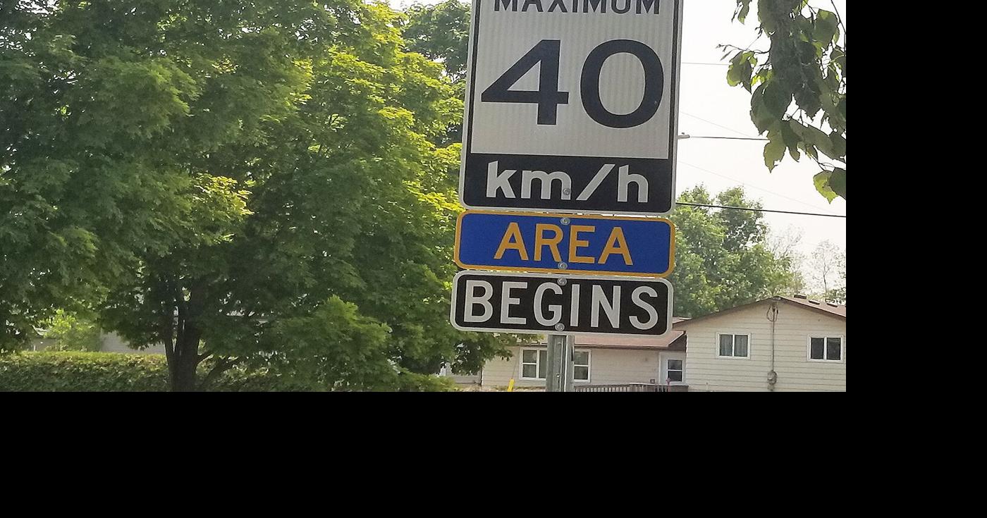 Maximum 40KM/H Sign