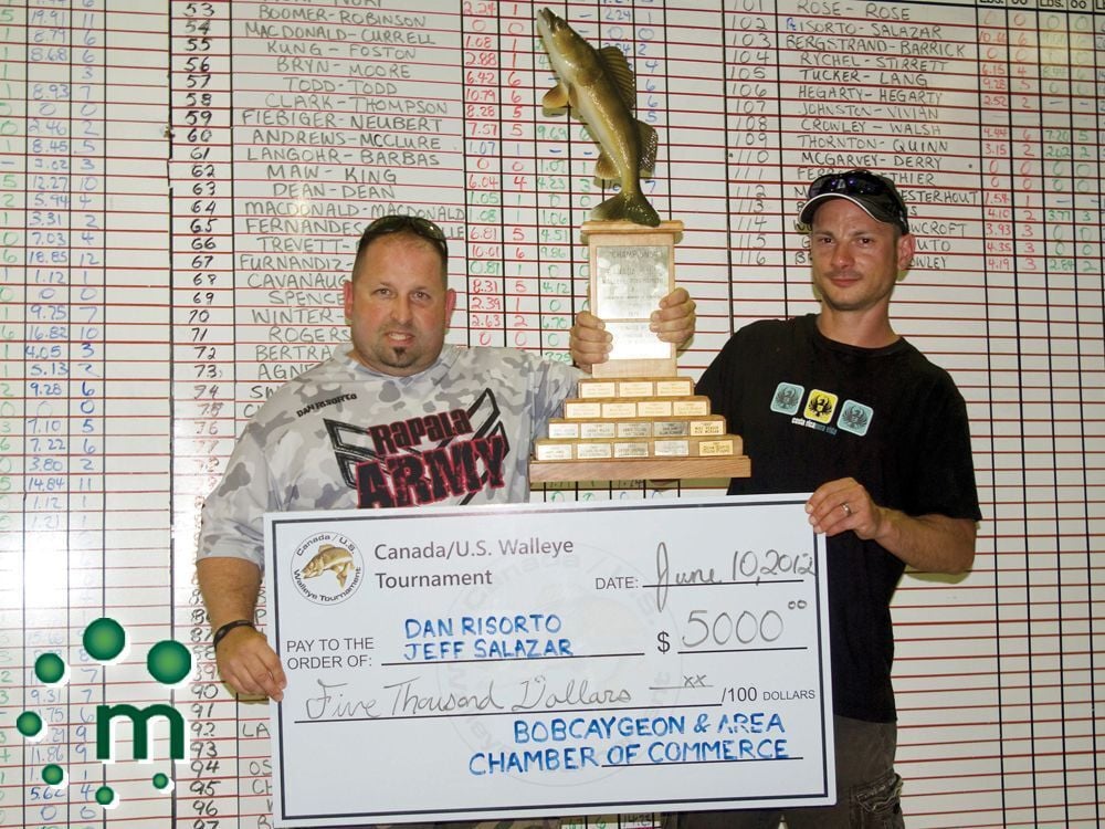 Oshawa duo wins Canada/U.S. Walleye Tournament