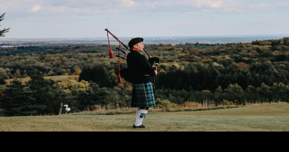Surprise! Whitby teacher plays bagpipes outside local retirement home