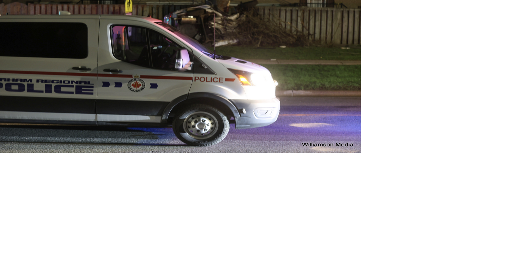 Man dead after vehicle hits 2 trees in Oshawa crash