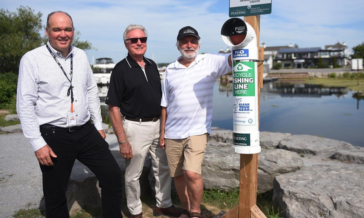 New fishing line receptacles to help save wildlife in Pickering