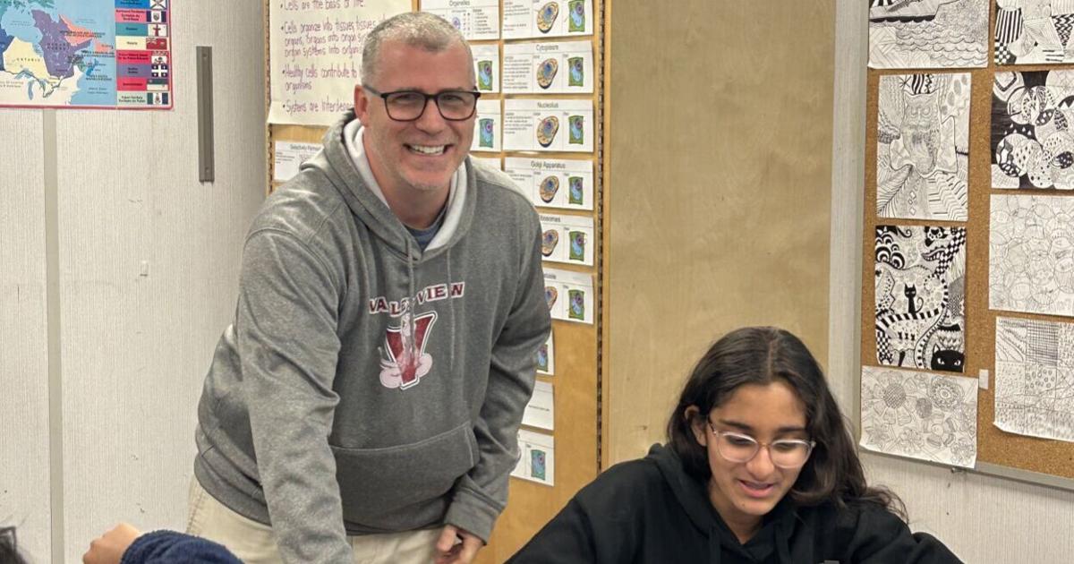 Hugh P Ringer Pickering teacher honoured for innovative math lesson