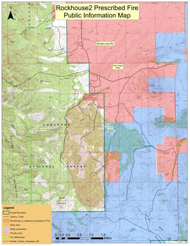 Prescribed burn operation in Coronado National Forest to begin Tuesday |  Complimentary | eacourier.com