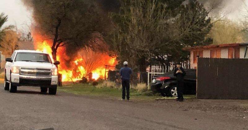Unattended propane heater sparks trailer fire - Vimarsana News