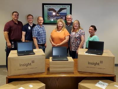Thatcher Chromebooks dropoff.jpg