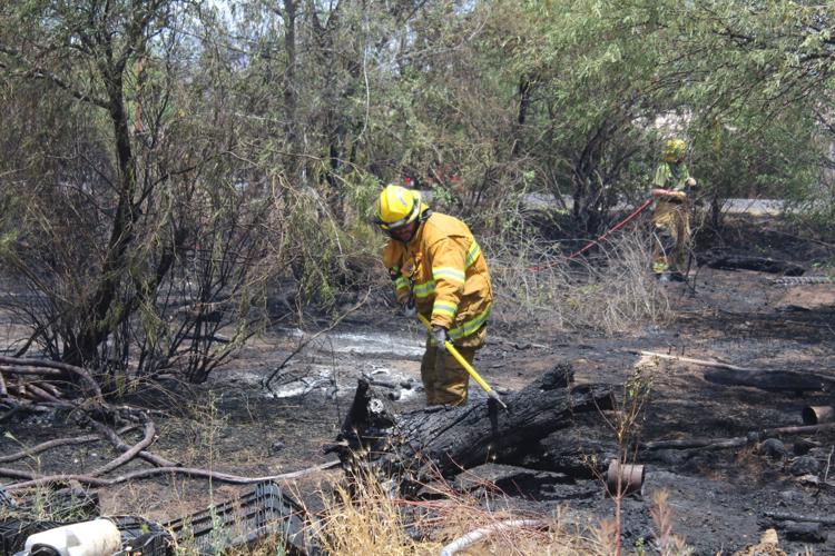 Fire in Thatcher sweeps through multiple yards Local News Stories