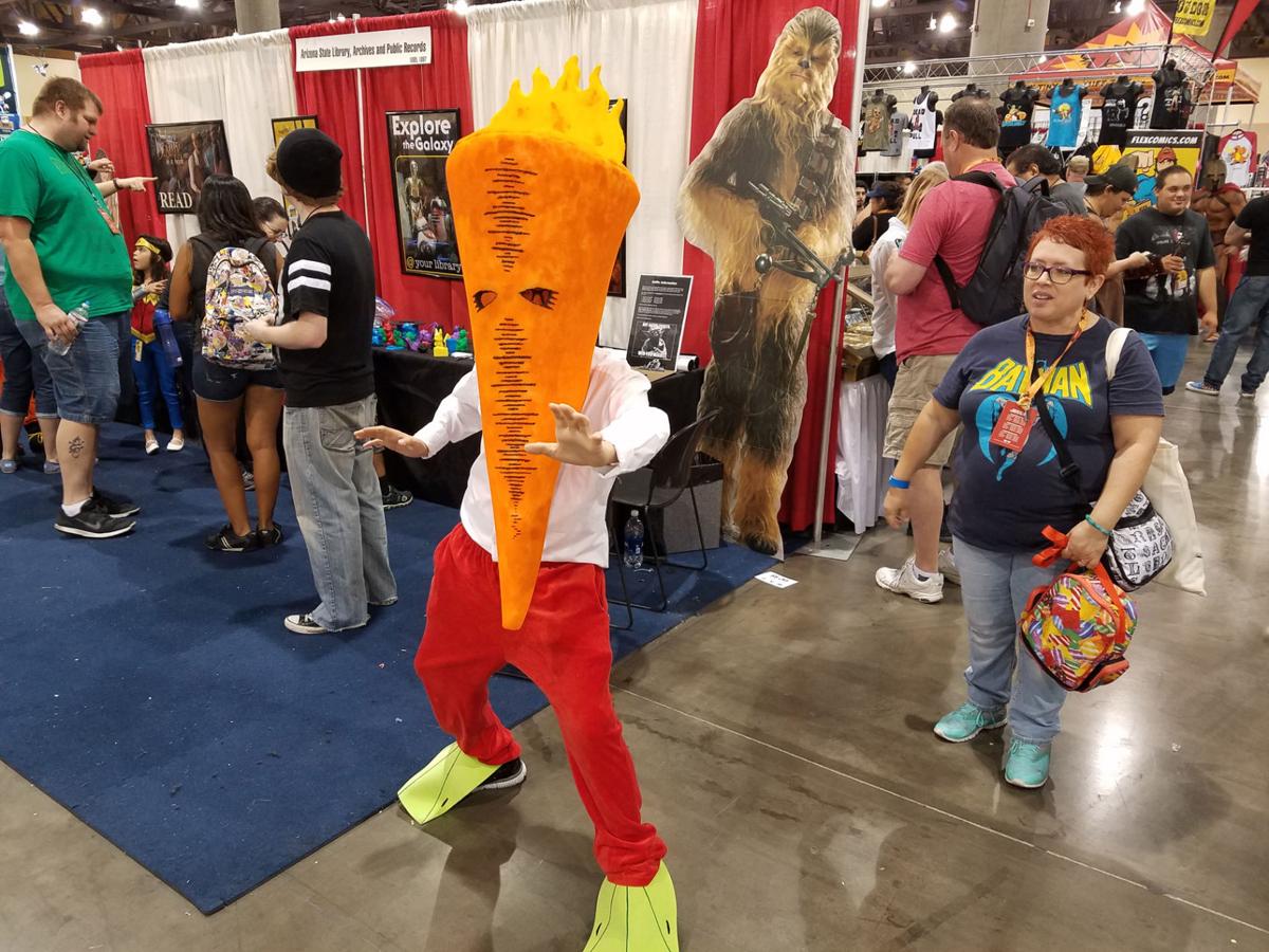 flaming carrot statue