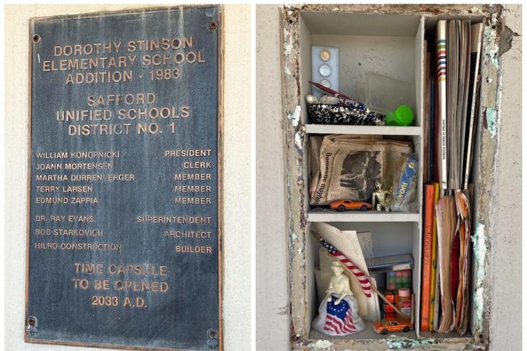 Blast from the past Time capsule opening at Dorothy Stinson Elementary