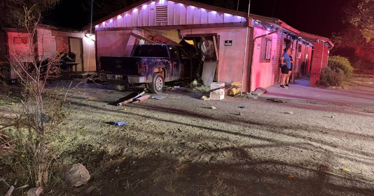 Woman arrested after pedestrian struck, pickup crashes into San Carlos home