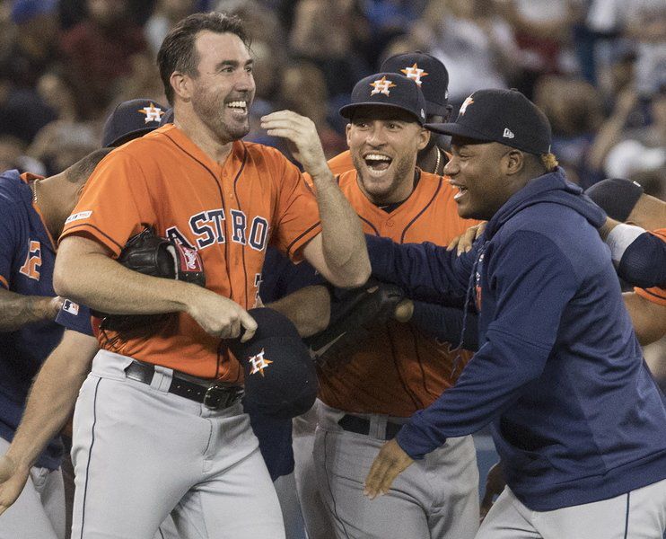 Aaron Sanchez, Will Harris, Joe Biagini, Chris Devenski Throw