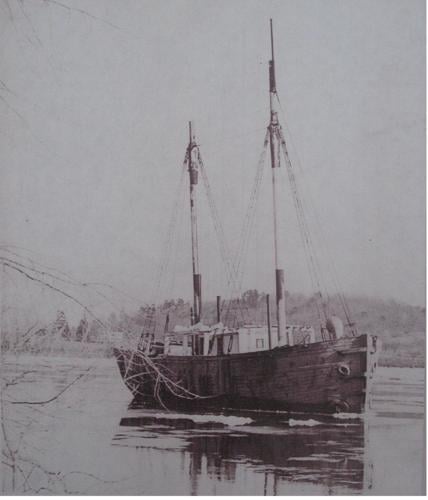 River shipwreck once a beacon for safe passage
