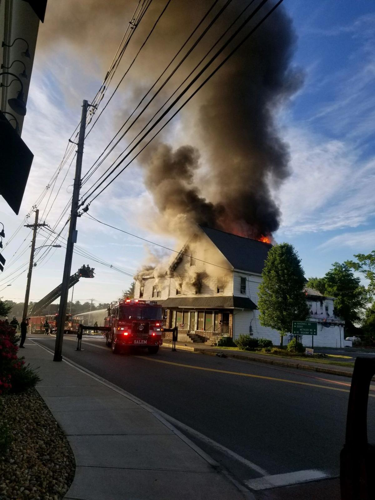 Salem 3 Alarm Blaze Destroys 10 Apartments 2 Businesses News