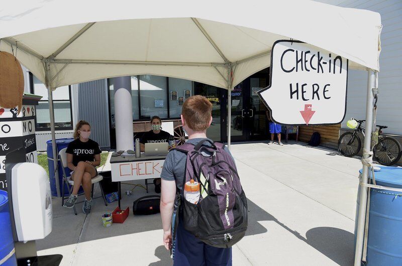 Back with a 'new normal' splash Andover's Cormier Youth Center reopens
