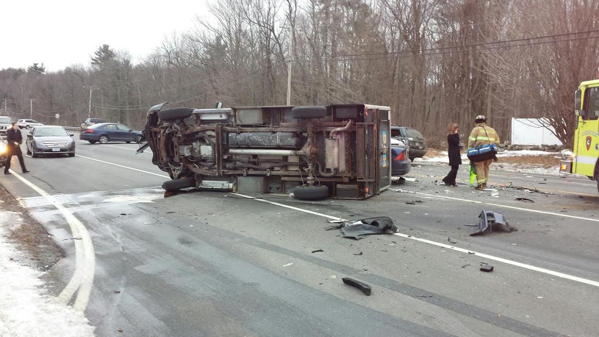 Hampstead threecar collision injures three News