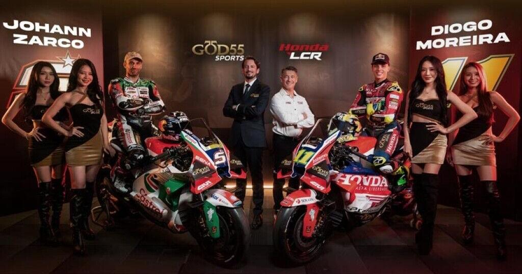 GOD55 Sports Joins MotoGP’s Global Stage as Honda LCR’s Premium Official Partner