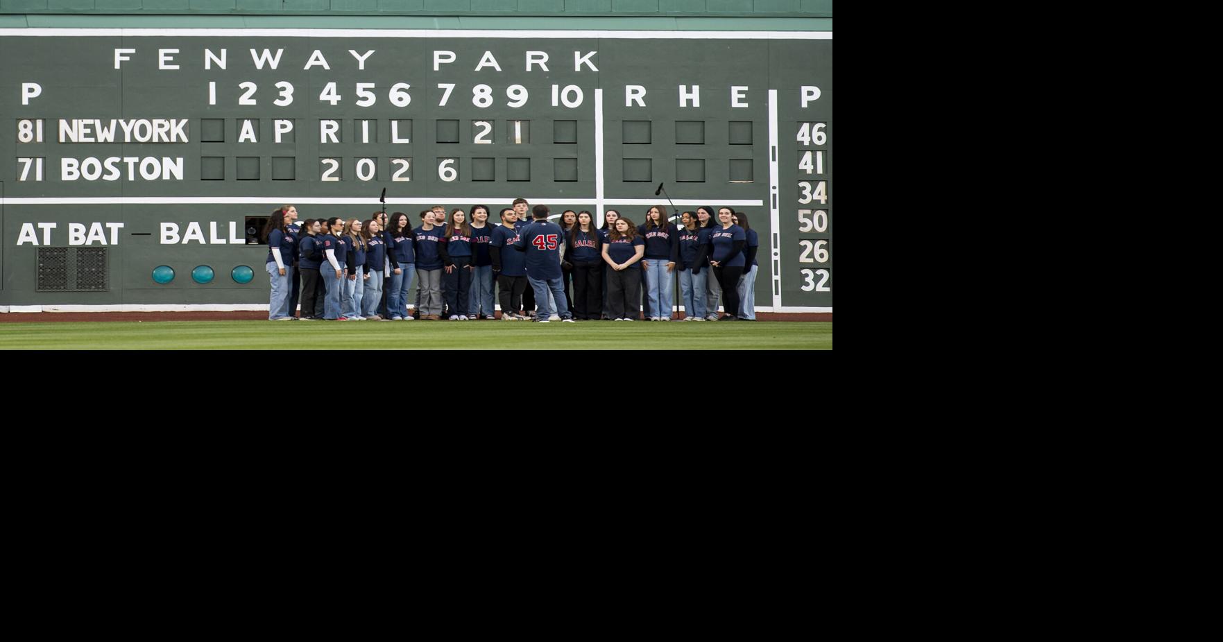 Salem students perform national anthem at Fenway Park