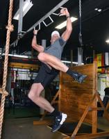 Lawrence fire Lt. Jamiel Ortiz and his friend, Ricky Frias, organizers of the Salt Addiction Fishing Derby (May18) and the  "sweating for a cause" workout held on Saturday,  April 20 at the Fitness Appeal gym on Canal St. in Lawrence. Twenty fitness ent