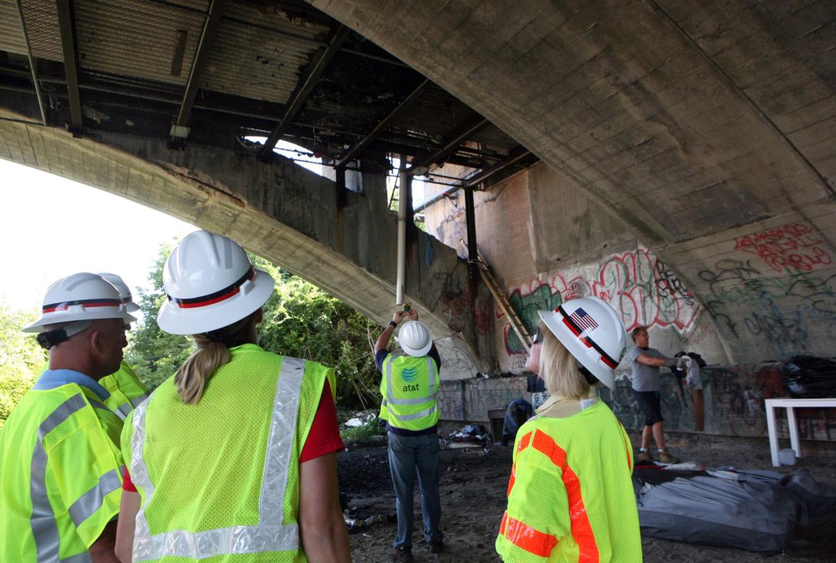 Mattress fire under bridge causes widespread phone outage News