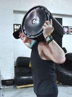 Lawrence fire Lt. Jamiel Ortiz and his friend, Ricky Frias, organizers of the Salt Addiction Fishing Derby (May18) and the  "sweating for a cause" workout held on Saturday,  April 20 at the Fitness Appeal gym on Canal St. in Lawrence. Twenty fitness e...