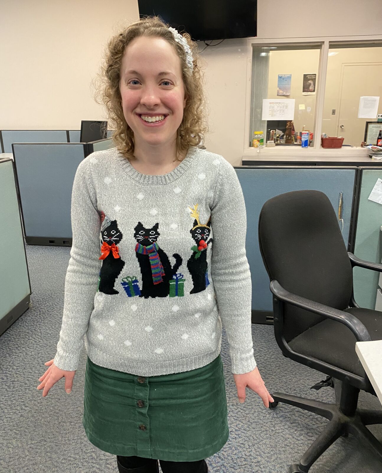 Meow christmas sale sweater