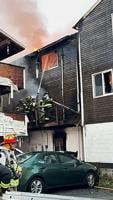 Raging 5-alarm Salisbury fire leaves 2 injured