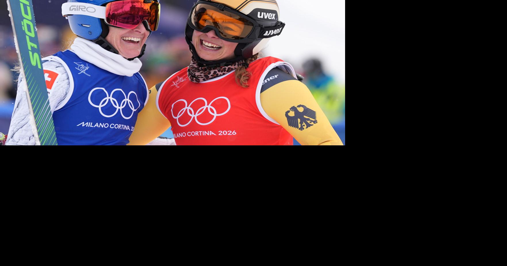 Daniela Maier of Germany wins Olympic gold in women's skicross ahead of Smith