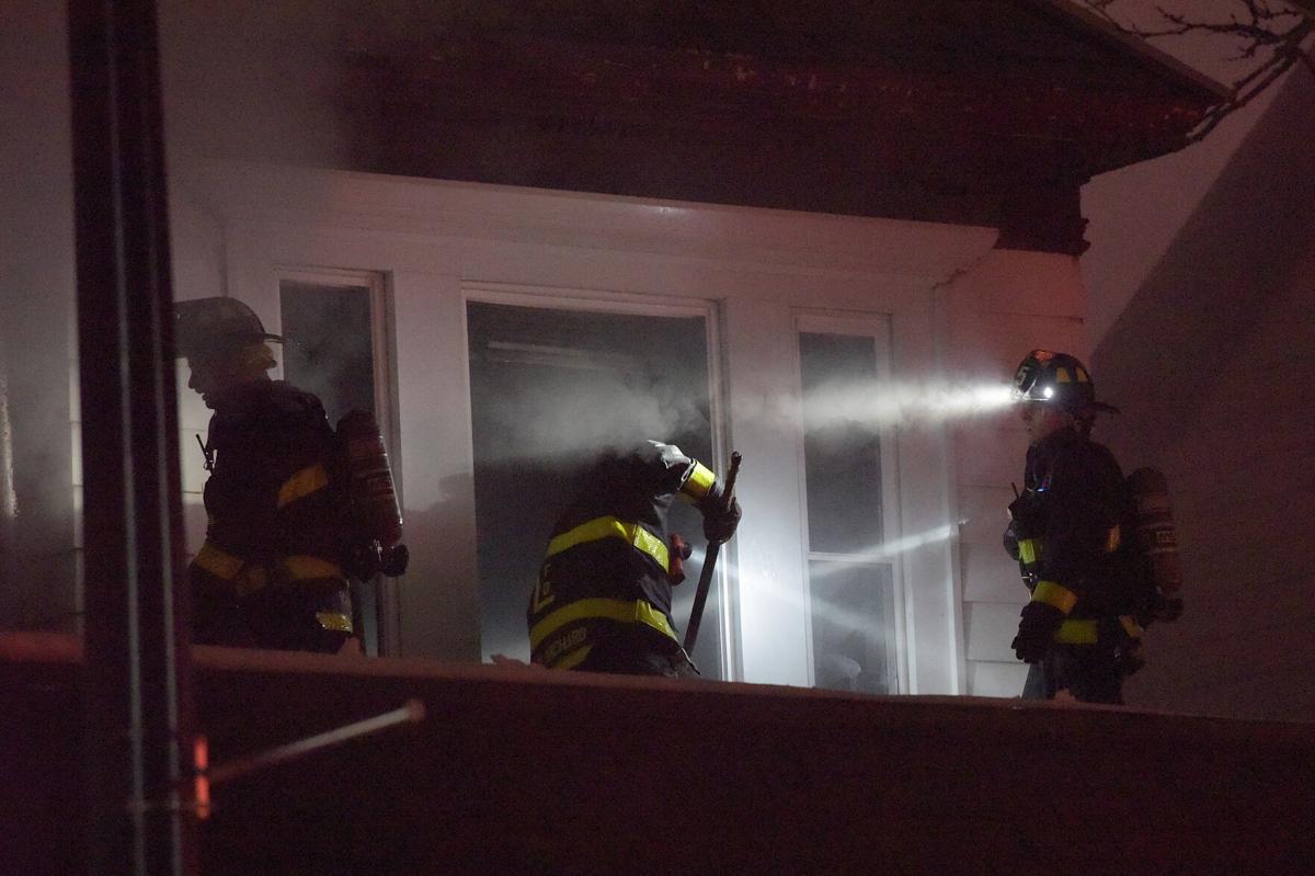 Firefighters battle blaze in church rectory for hours Monday night