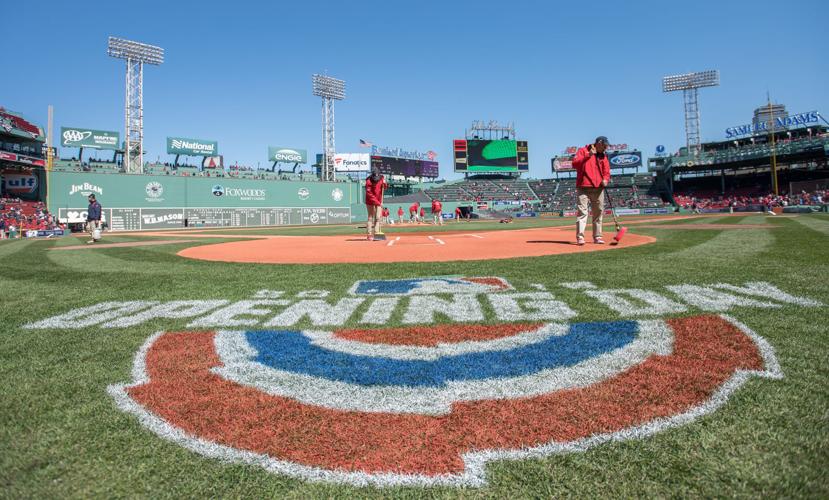 Cold, windy in Boston for Red Sox home opener at Fenway Park