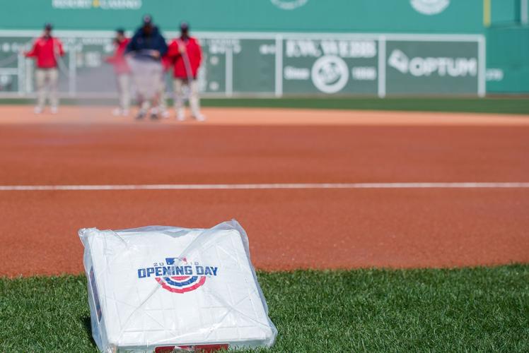Cold, windy in Boston for Red Sox home opener at Fenway Park