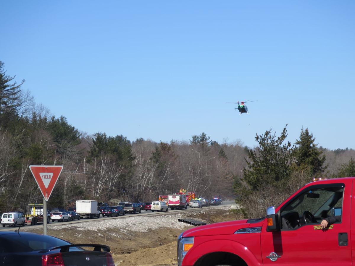 Person injured in I93 accident in Londonderry New Hampshire