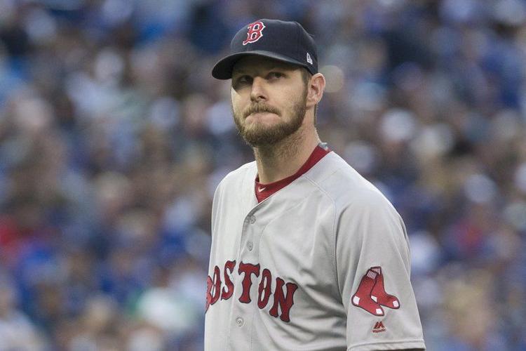 Chris Sale's son joins him on the mound at Red Sox spring training 