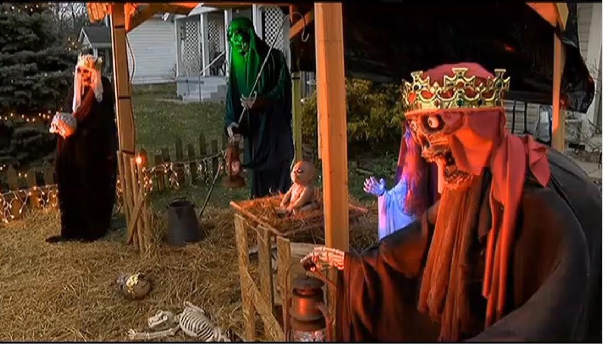 End of days comes for 'zombie nativity' scene that brought scorn