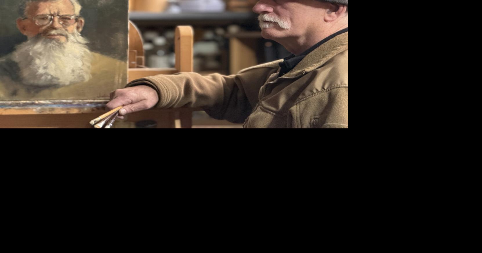 Portrait of Mark Hayden: Artist's studio bursting with creations, memorabilia and a healing spirit