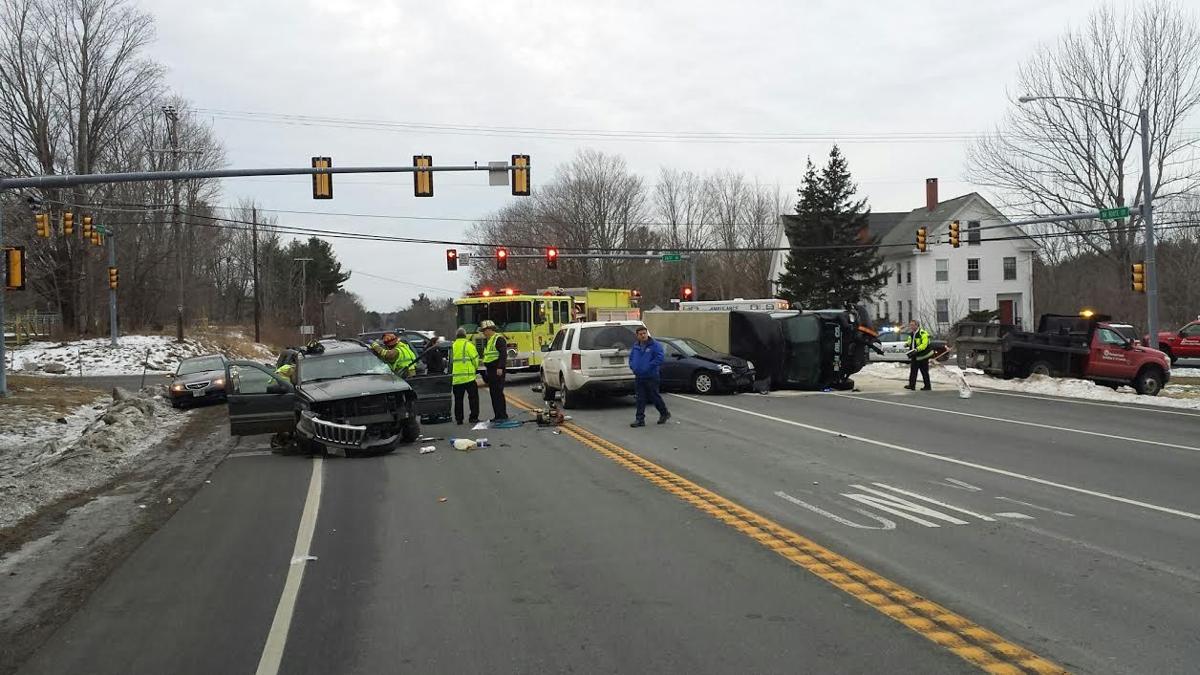 Hampstead threecar collision injures three News