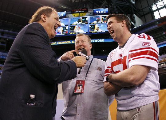 New York Giants' Zak DeOssie drove away with Super Bowl rings on