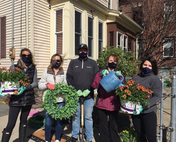 Law firm refreshes shelter for Earth Day