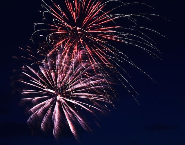 Firework display light up sky in Andover Local News