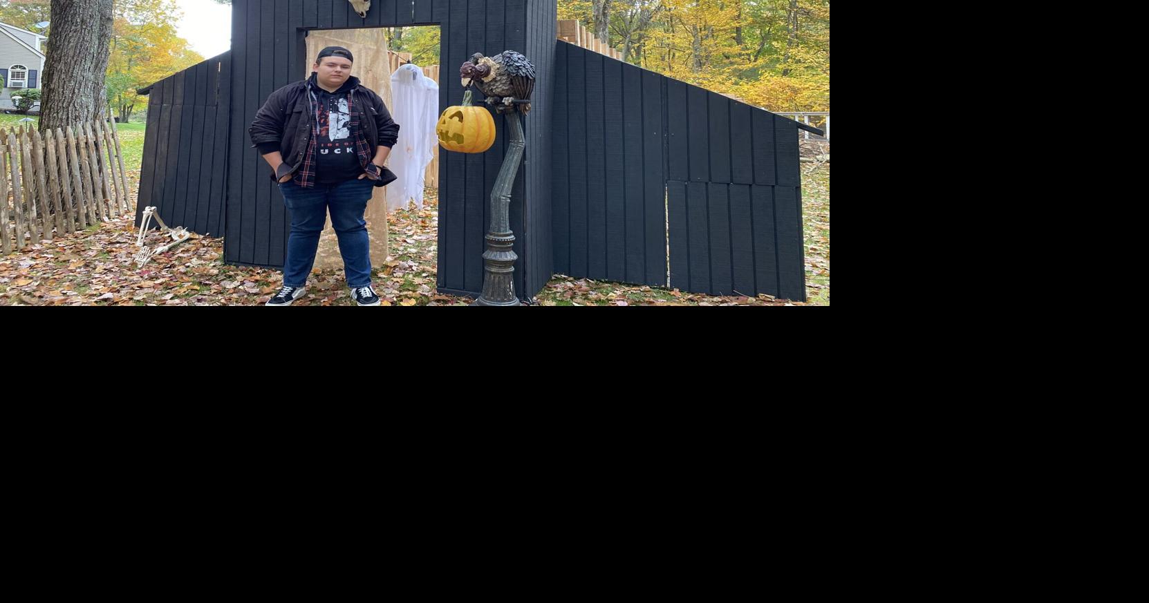 Atkinson teen builds haunted trail for a cause