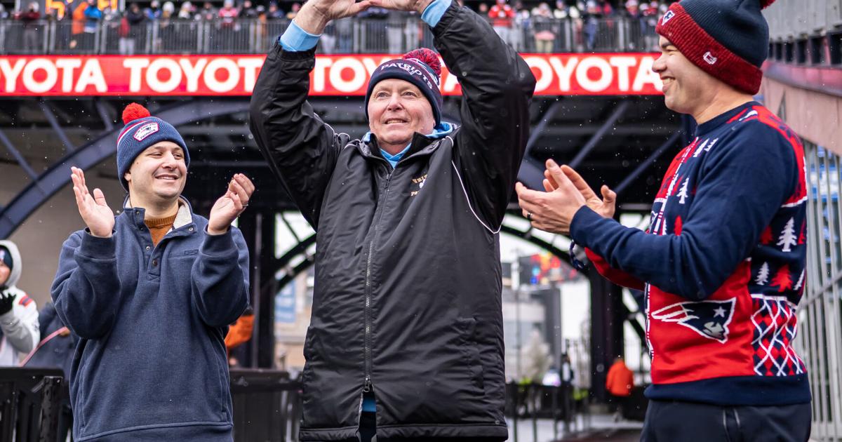 Bradley at Gillette Stadium