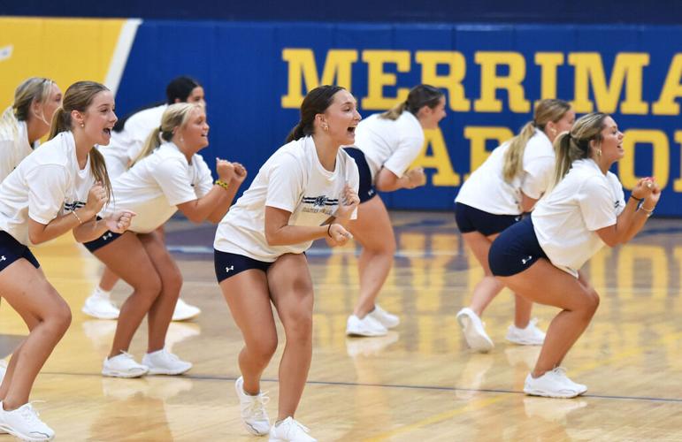 Utah Jazz Dancers rehearse on new court ahead of season opener