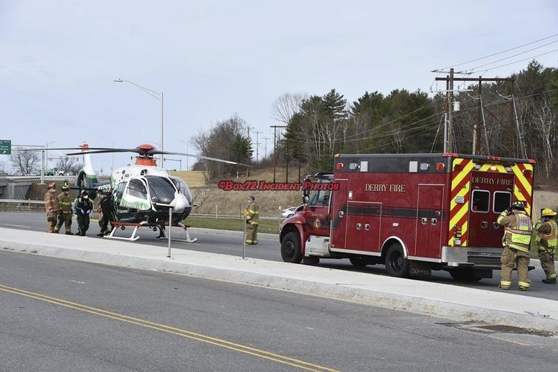 Two injured in threecar crash in Londonderry New Hampshire