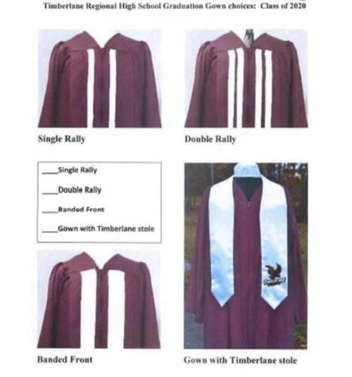 Parent petitioners perplexed by graduation gown switch