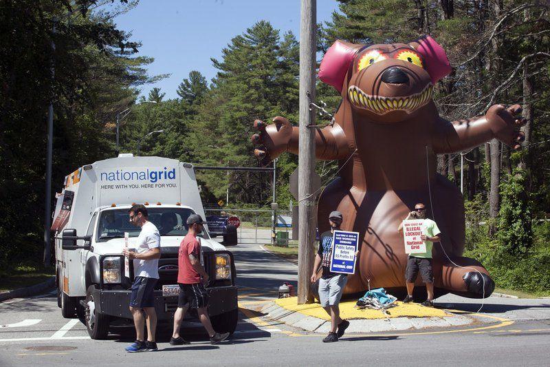 National Grid workers add rat to picket line News