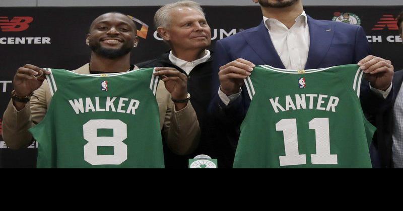 8 quick takeaways from the Kemba Walker and Enes Kanter introductions - The  Boston Globe