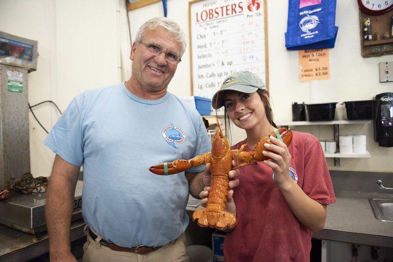 Rare Red Lobster Makes A Splash In Danvers Merrimack Valley Eagletribune Com