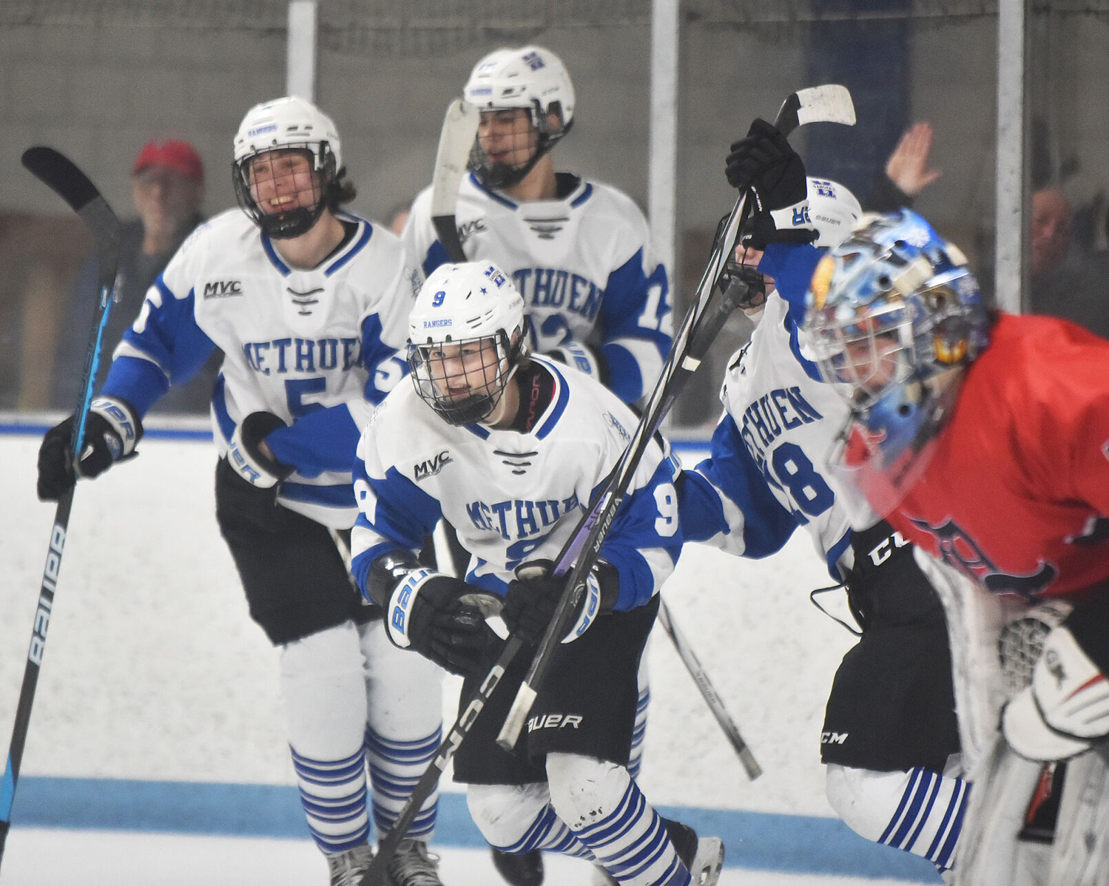 Quinn Ronan Hat Trick Leads Methuen Rangers to Round of 16 Victory