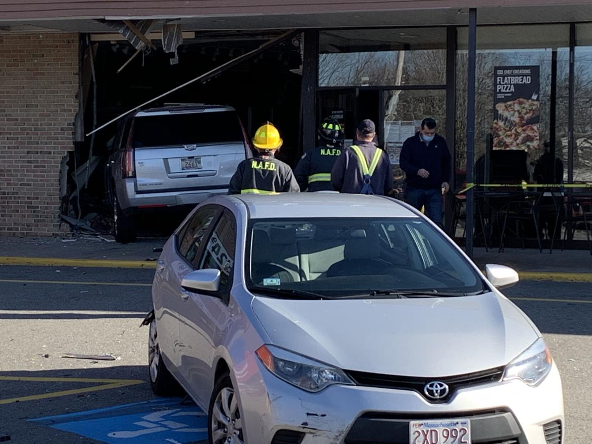 SUV crashes into Panera Bread