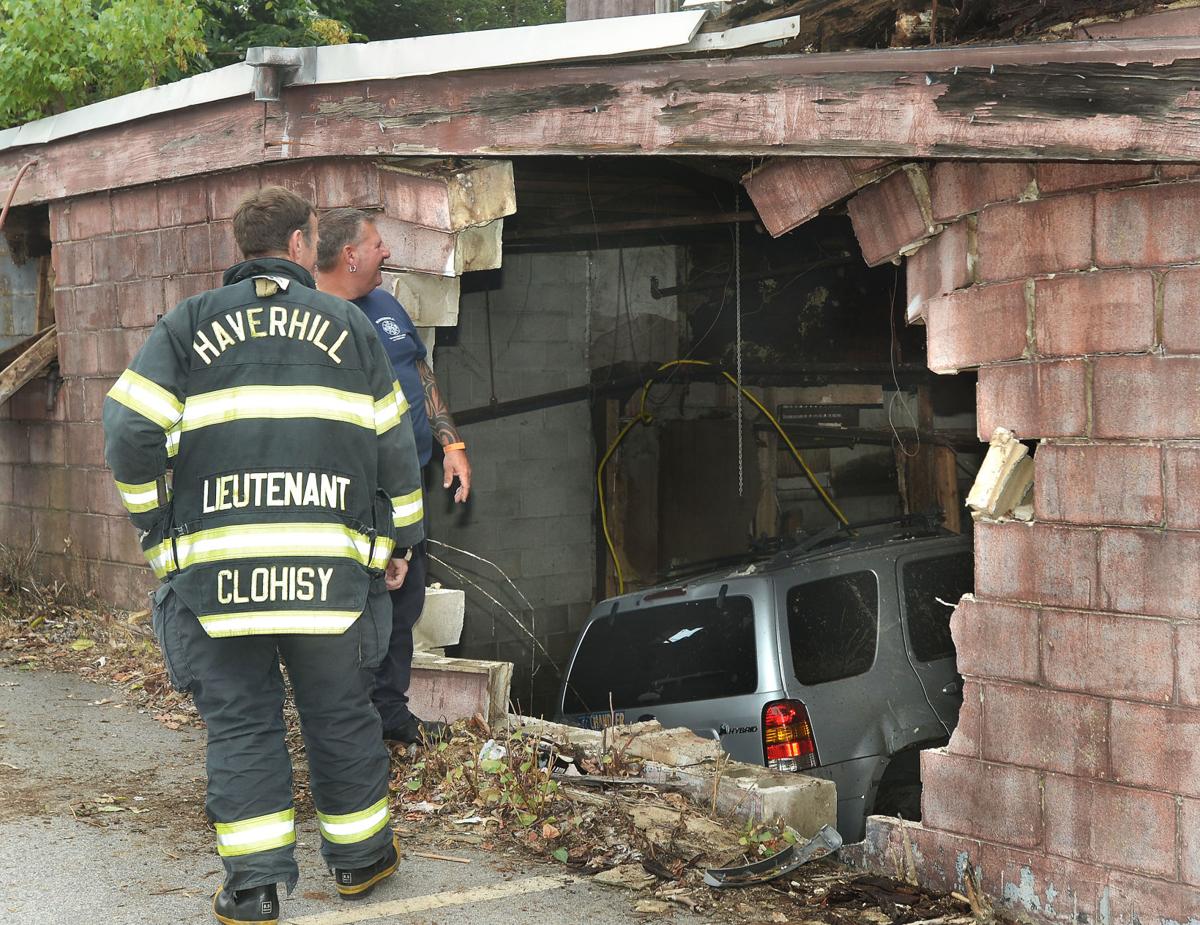 SLIDESHOW Car Crashes into Haverhill Building Gallery